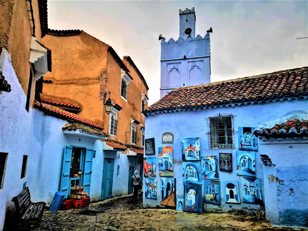 Chefchaouen medina Northern Morocco eclipse tour