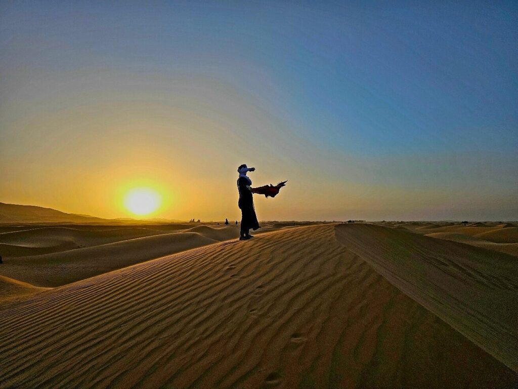 Erg Chebbi Sahara dunes near Merzouga Morocco
