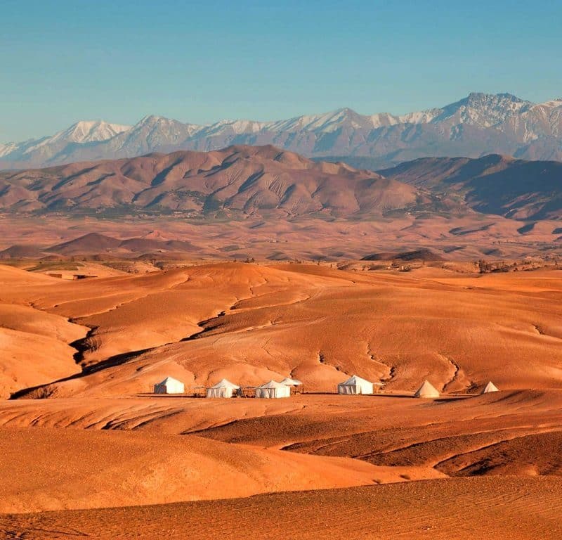 Overnight and dinner in Agafay desert