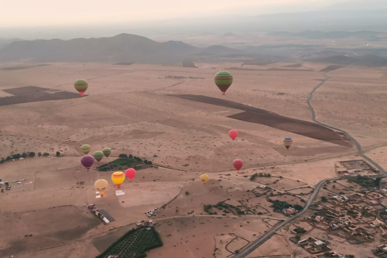 Prive hot air balloon ride Morocco