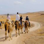 Agafay desert sunset camel ride