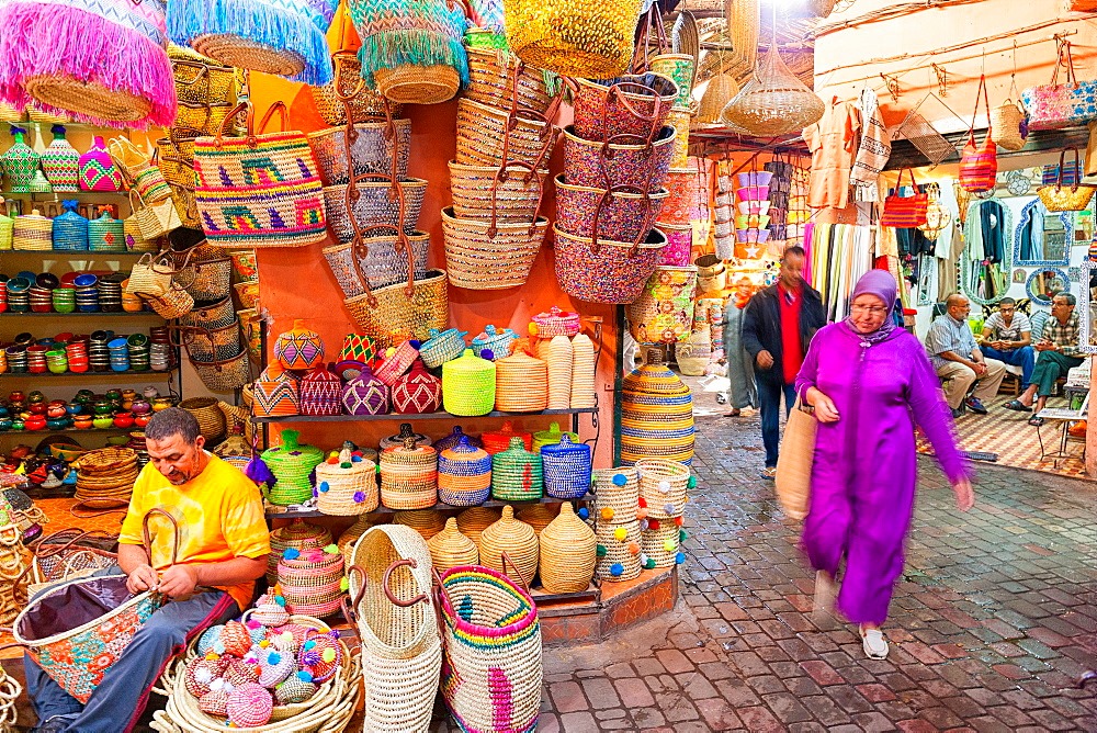 Guided shopping tour Marrakech