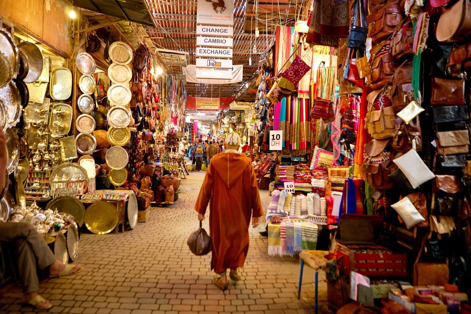 Marrakech medina shopping